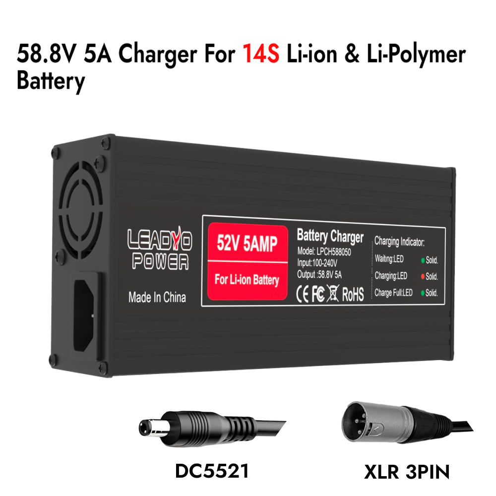Chargeur 54,6V 58,8V 67,2V 5A  - 84V 20A Smart Charger avis et prix