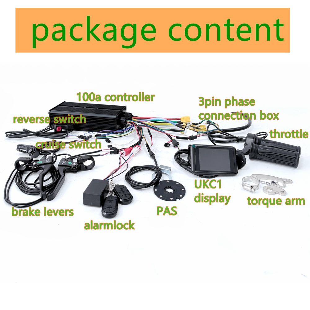 Kit de conversion de vélo élec - 72V 100A Sabvoton Controller avis et prix